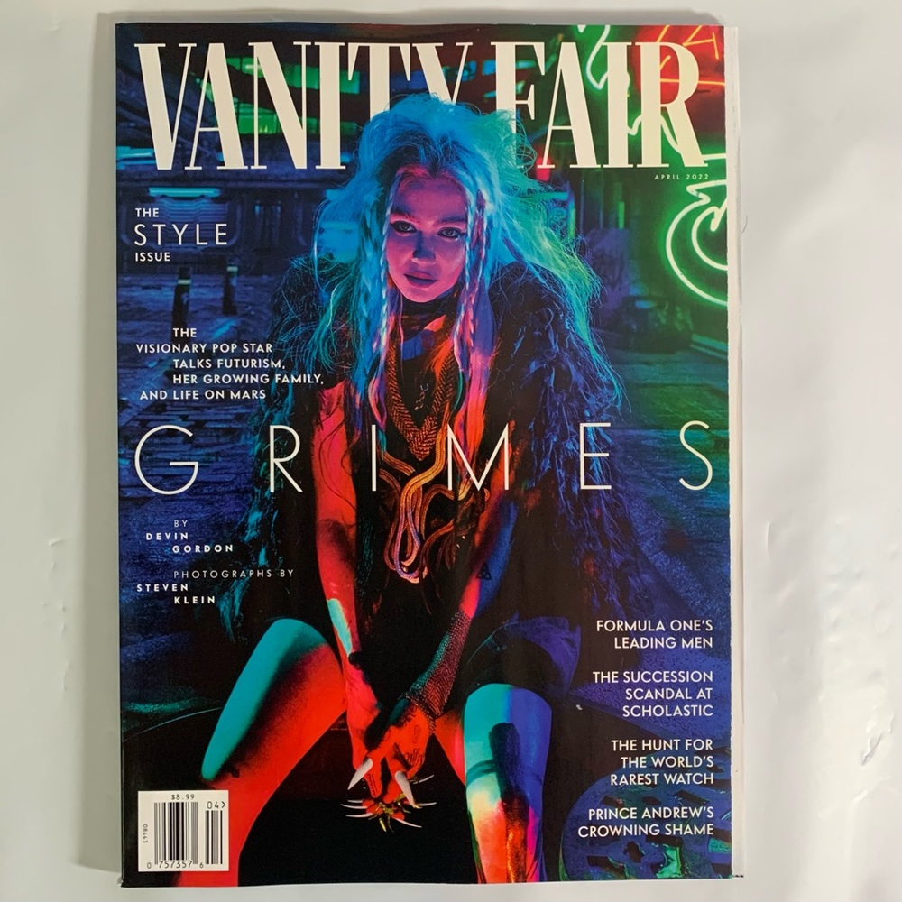 Vanity Fair Magazine April 2022 Grimes Visionary Pop Star The Style Issue